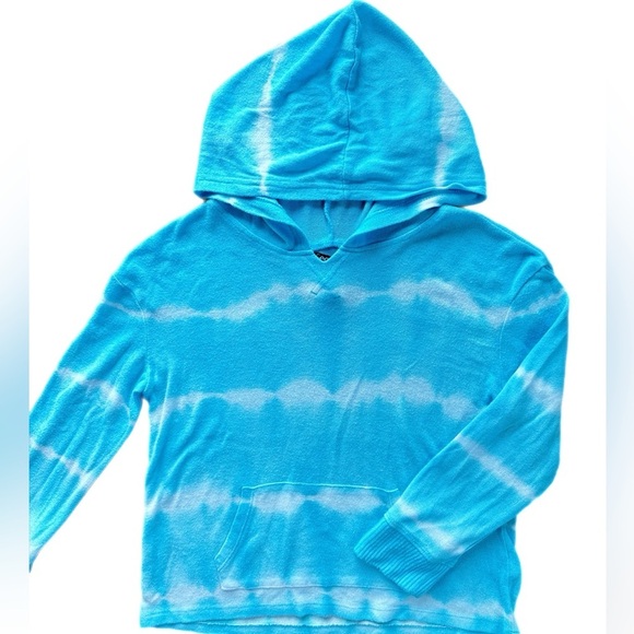 George Girls Blue Tie Dye Lightweight Long Sleeve Tee Shirt Size  7-8 - Picture 2 of 6